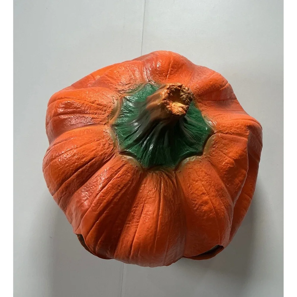 VTG Y2K Pumpkin Jack O Lantern Halloween Mask Adult One Size Spooky Costume